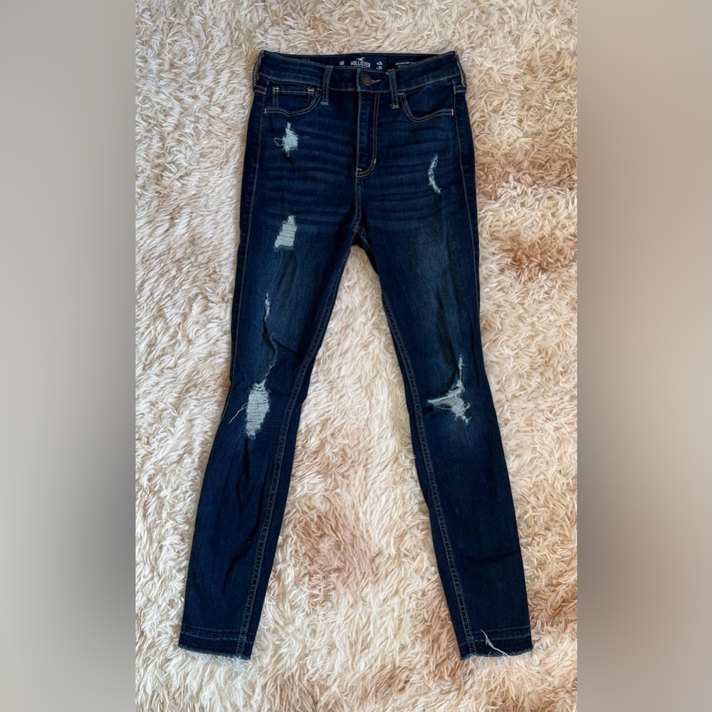 Hollister High Rise Crop Super Skinny Jeans